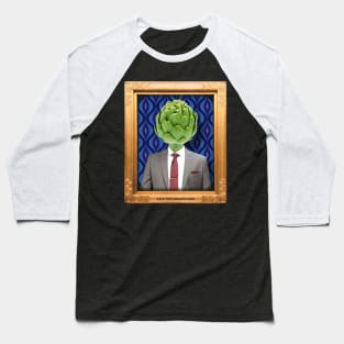 Artichoke Man in Vintage Frame Baseball T-Shirt